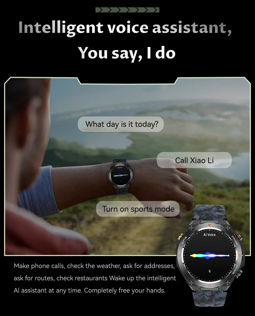 2024 COLMI V75 GPS Smart Watch 1.45" Ultra HD Display Built-in GPS & Compass Make/Receive Phone Calls Smartwatch 650mAh Battery