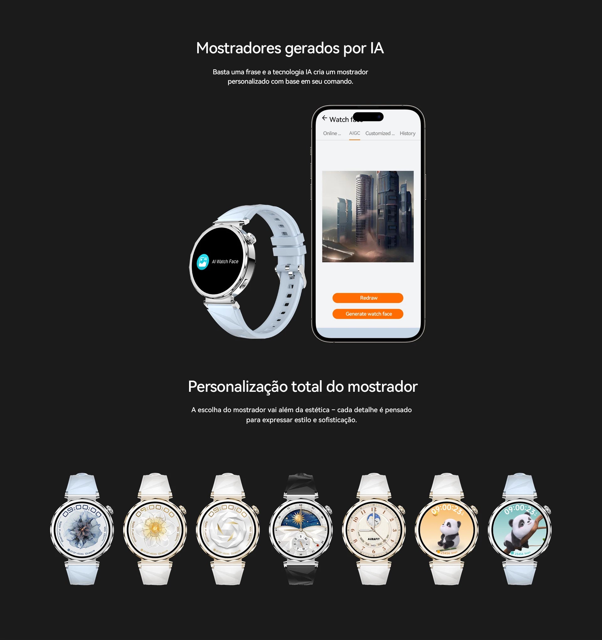 AURAIF ELLA 4: Women's Smart Watch with Multiple Sports Modes, Bluetooth Calls and Customizable Dials
