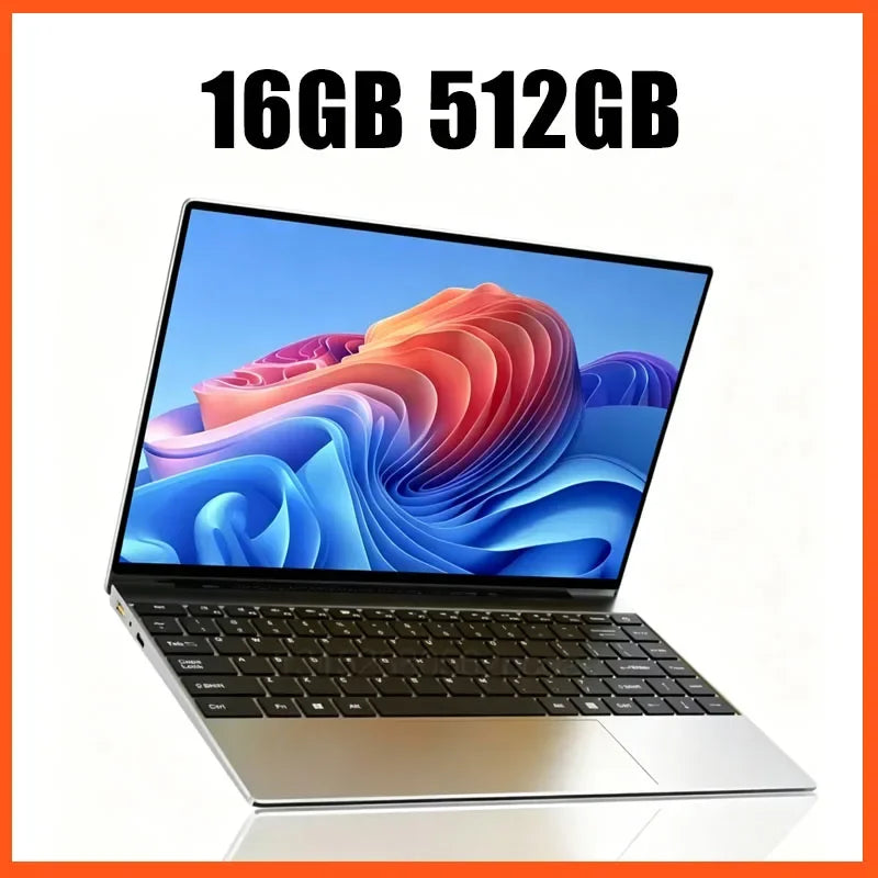 Windows 11 Smooth System Ultra Thin Laptop 14.1 Inch I9-9880H 16GB 32GB RAM Portable Working Notebook