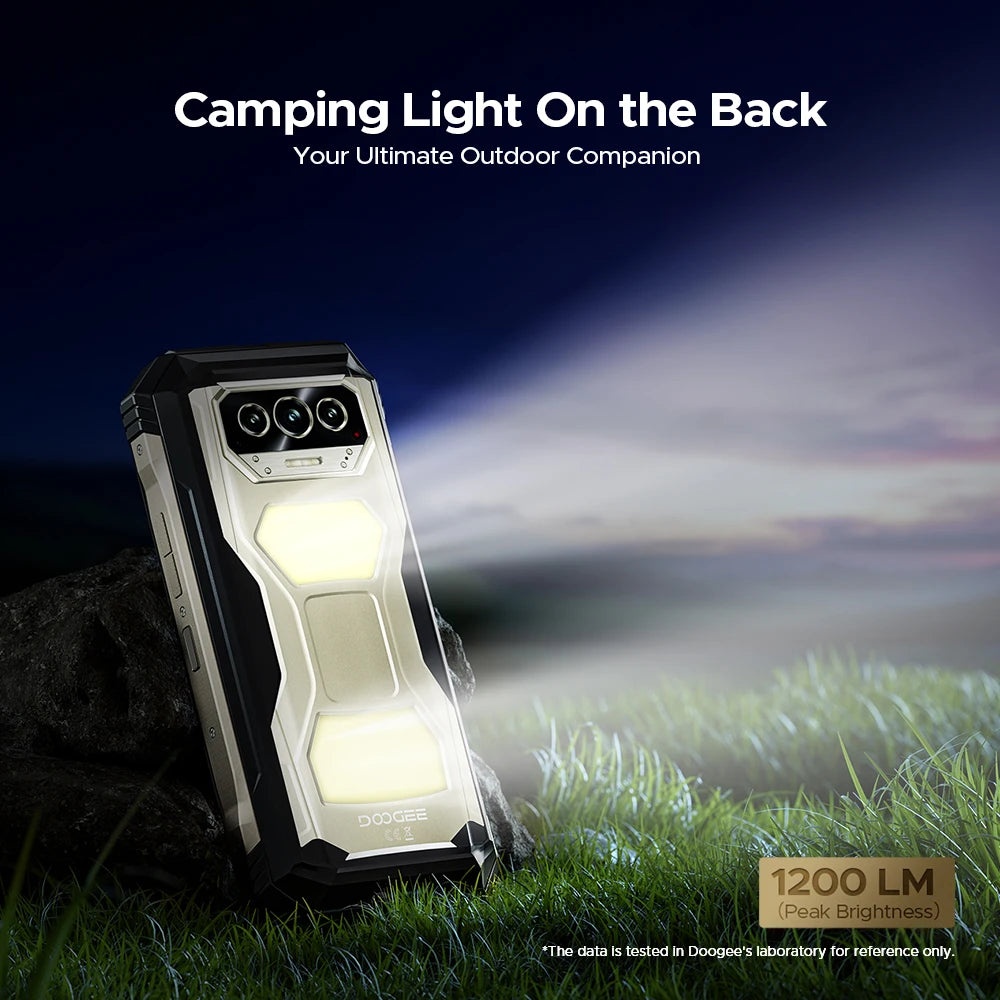 World Premiere DOOGEE V Max S 5G Rugged Phone Dual Camping Lights 22000mAh Battery 24GB(8+16) 256GB 108MP AI Camera Smartphone