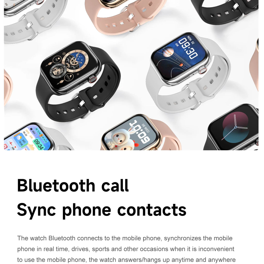 2026 Smart Watch 10 For Android IOS Bluetooth Health monitoring Talk Heart Rate Sleep Record Sports Smart Watch Ladies Men Gift
