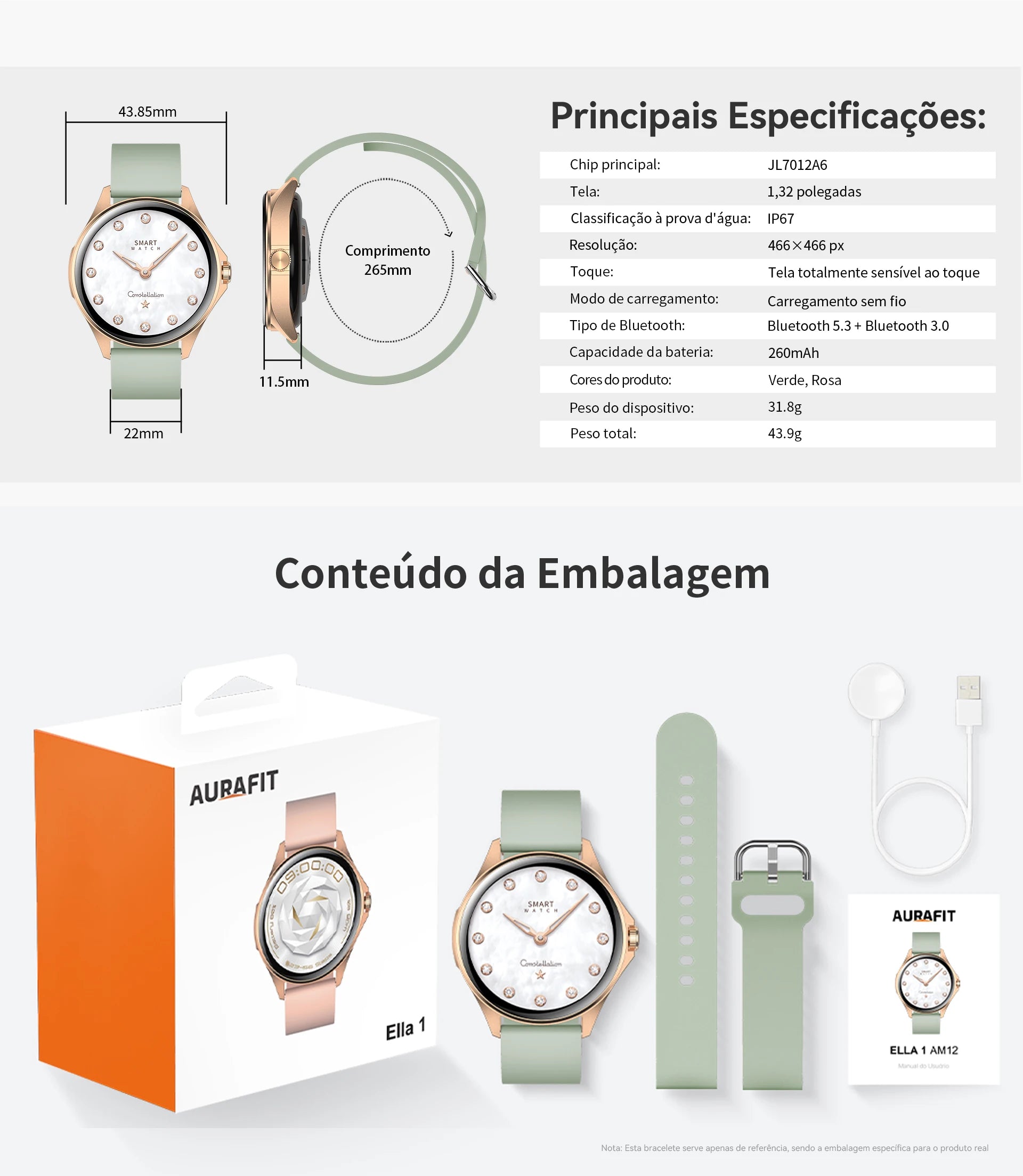 Free Envío Mujeres Señora Regalo Deporte Fitness Reloj Heart Frecuencia Monitor Waterproof Smart
