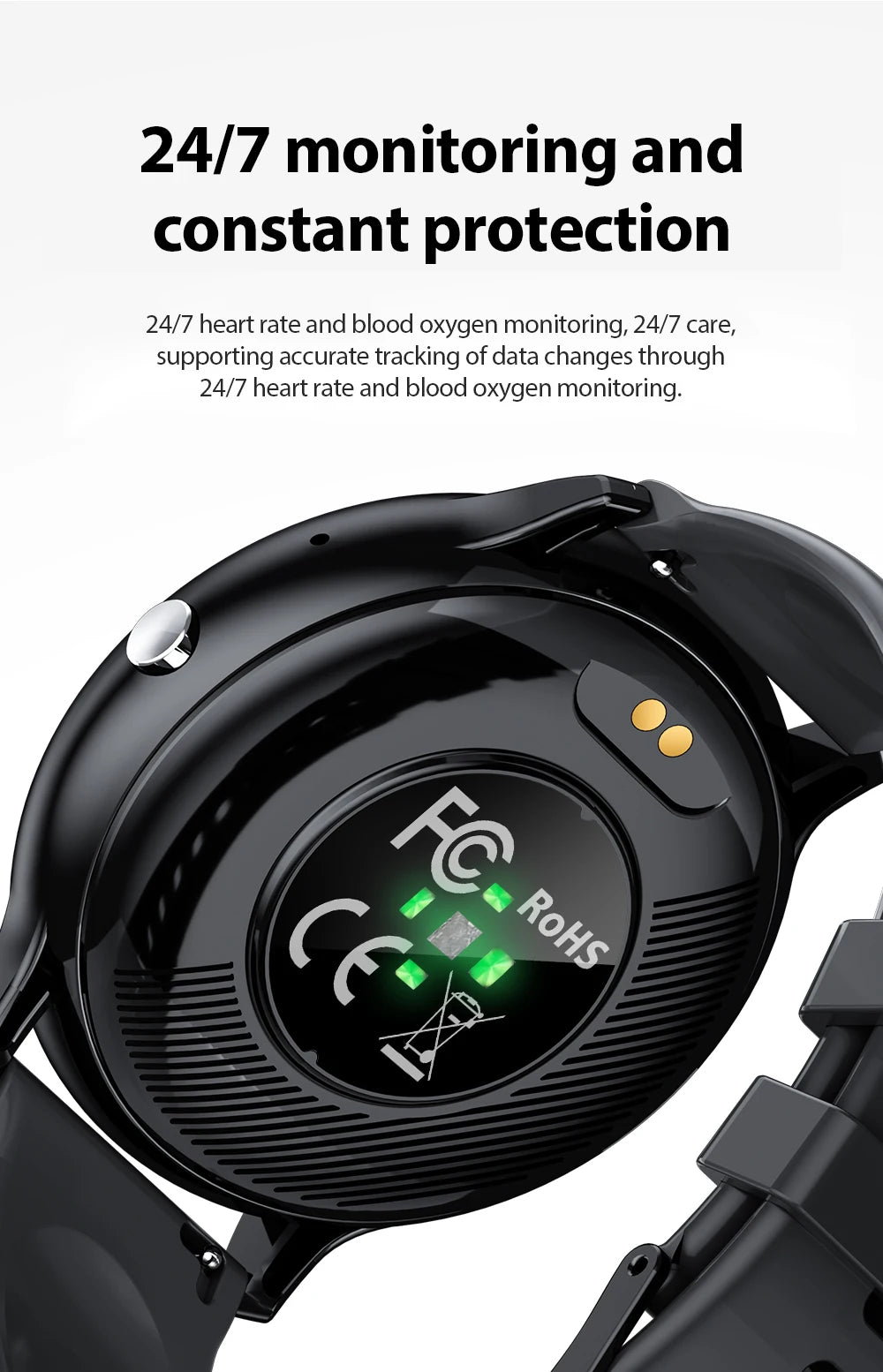 LIGE 2025 Bluetooth Call Smart Watch Women Custom Dial Watches Men Sports Fitness Tracker Heart Rate Smartwatch For Android iOS