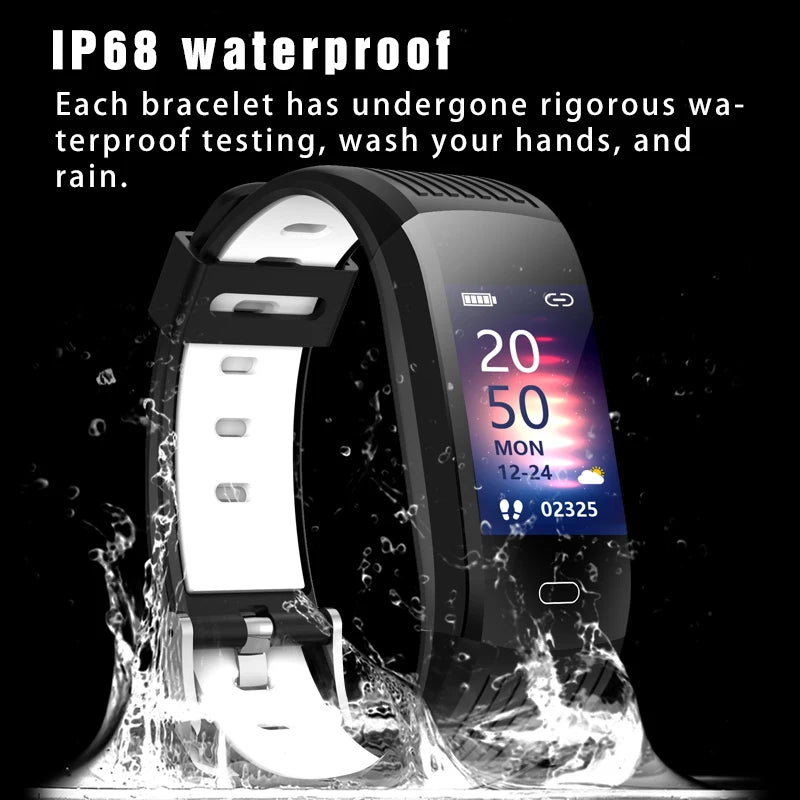 FOXBOX 2025 For All Smartphone Connections Smart Bracelet Fitness Sports Men Woman Band Couple Smartwatch Waterproof Watch LIGE