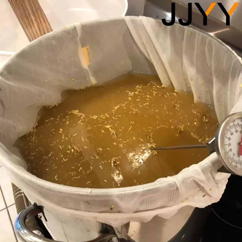 JJYY 100/200/300 Mesh Nylon Filter Nut Milk Bag Net Yogurt Tea Beer Coffee Oil Food Filter Strainers Mesh Kitchen Strainer Bags
