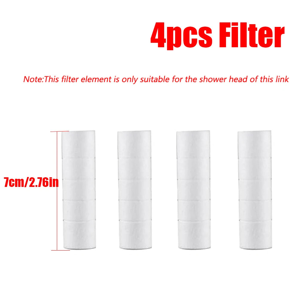 3 Modes Powerful Shower Head Anti-clogging and Easy To Clean Anti Anti-limescale Shower Head Handheld Flexible Bath  Shower Head