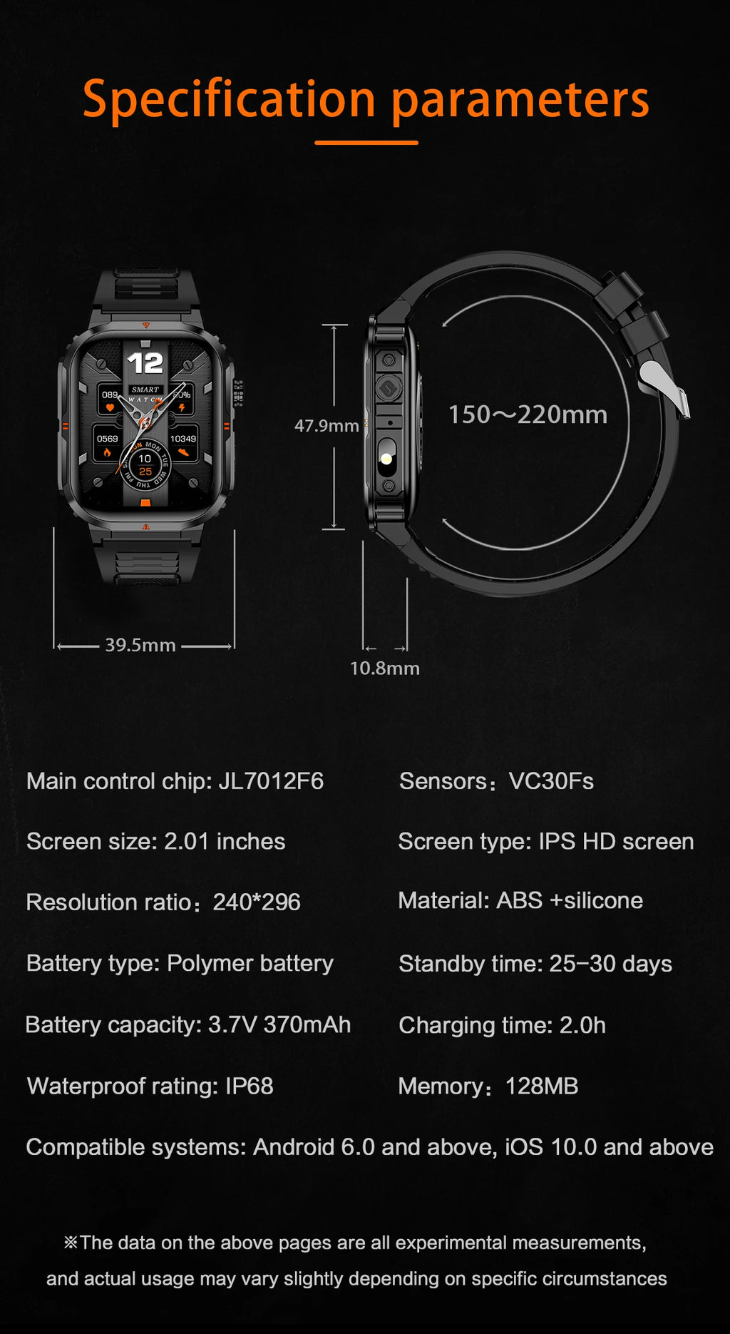 LIGE Military Smart Watch Men IP68 Waterproof Outdoor Sport Tracker LED Flashlight Bluetooth Call Man Smartwatch For Android iOS