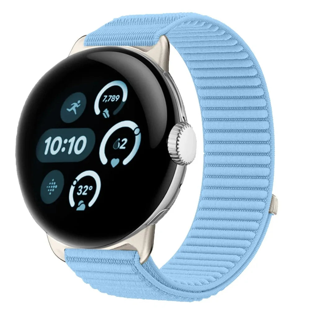 Original Nylon Strap for Google Pixel Watch 4 3 45mm 41mm Weave Wristband Correa for Pixel Watch 4 3 2 1 Breathable Accessories