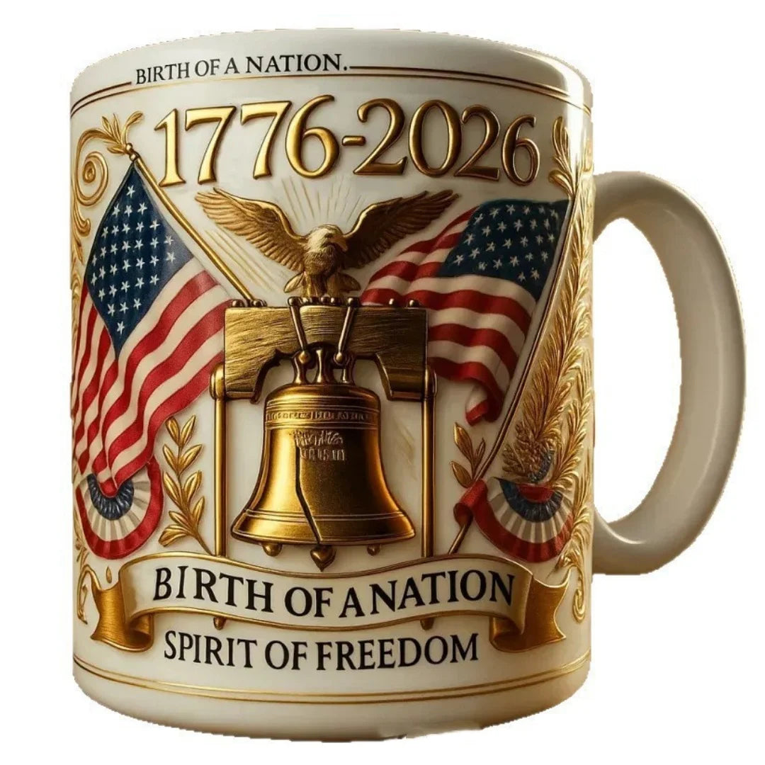 America'S 250th Anniversary Mug Ceramic Water Cup Multi-Purpose Tea Milk Coffee Cup Party Beer Mug Usa 250th Anniversary
