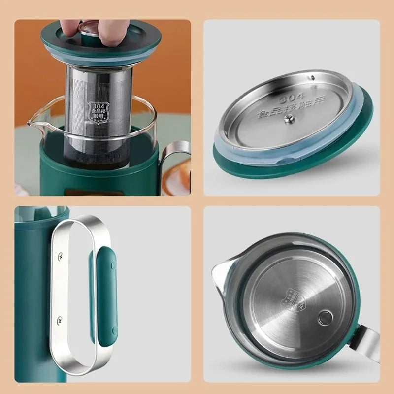 Health Pot Multifunction Electric Kettle With Temperature Control Water Boiler 600ml Mini Electric Kettle Smart Portable Tea Pot