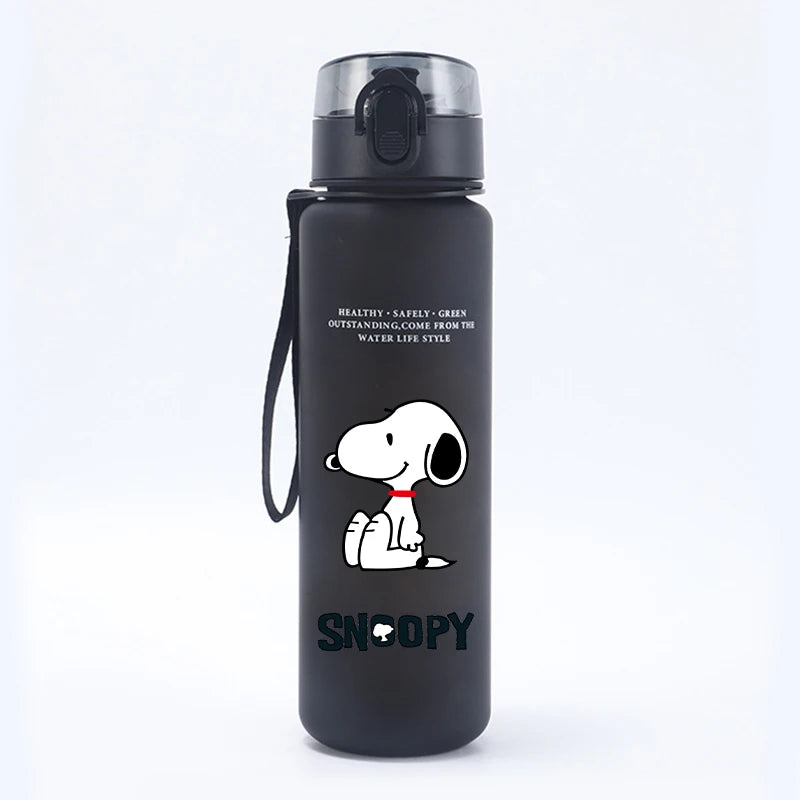 Cute Snoopys 650ml Large Capacity Water Cups Anime Cartoon Printed Fashion Cup Students Portable Sports Water Bottle Kids Gifts