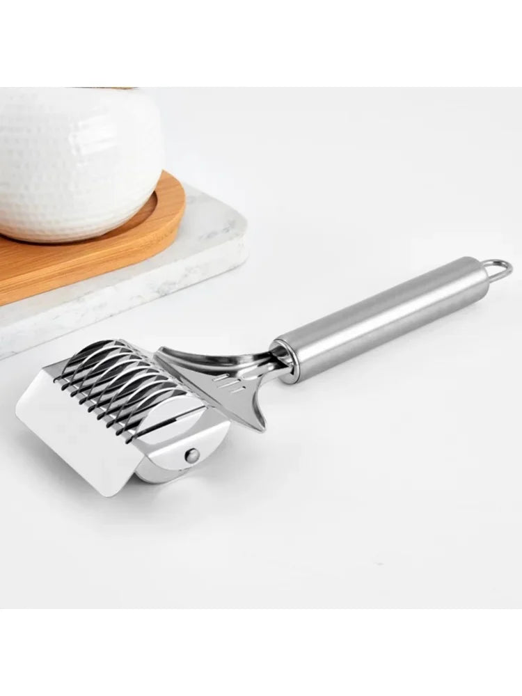 1Pcs Stainless Steel Manual Spaghett Cutter Pasta Machine Dough Noodles Maker Ginger Garlic Roll Crusher Kitchen Cooking Gadgets