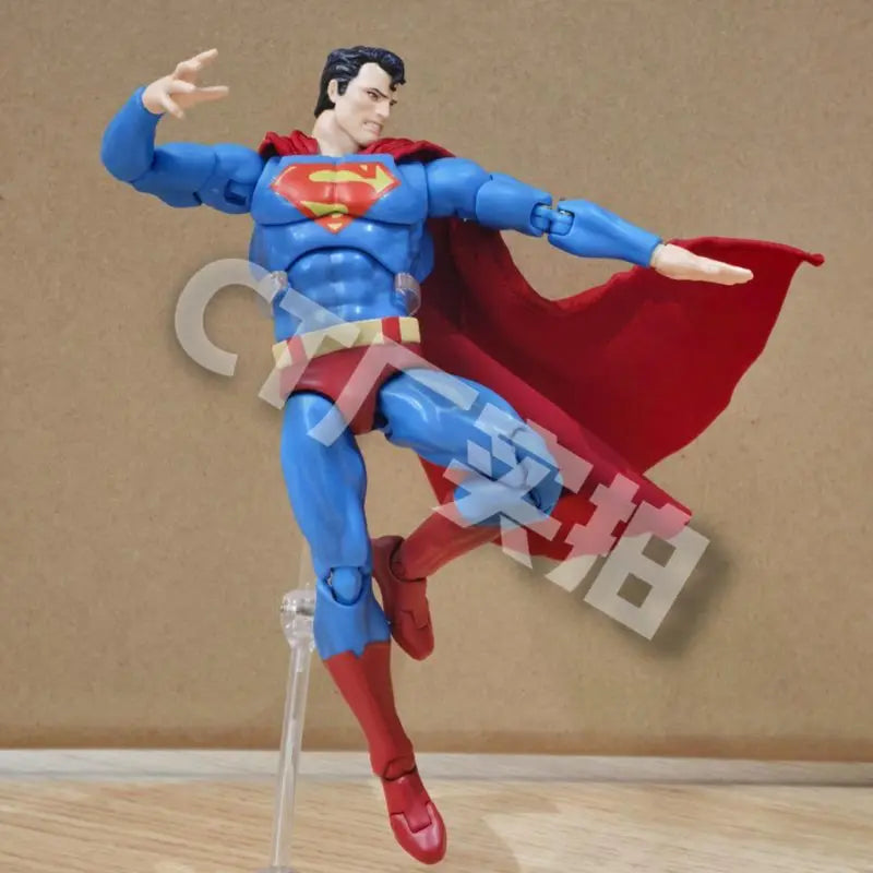 16cm Ct Factory Superman Mafex 117 Comic Hush Dc Justice League Articulated Action Figure Collectible Model For Fans Collection