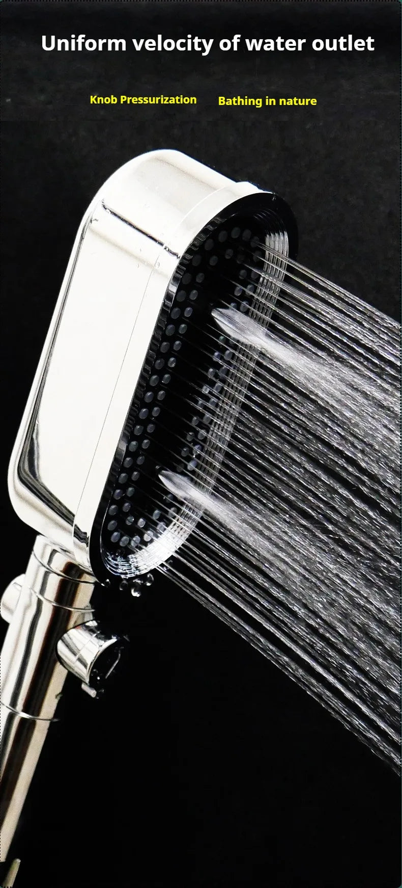 3 Modes Powerful Shower Head Anti-clogging and Easy To Clean Anti Anti-limescale Shower Head Handheld Flexible Bath  Shower Head