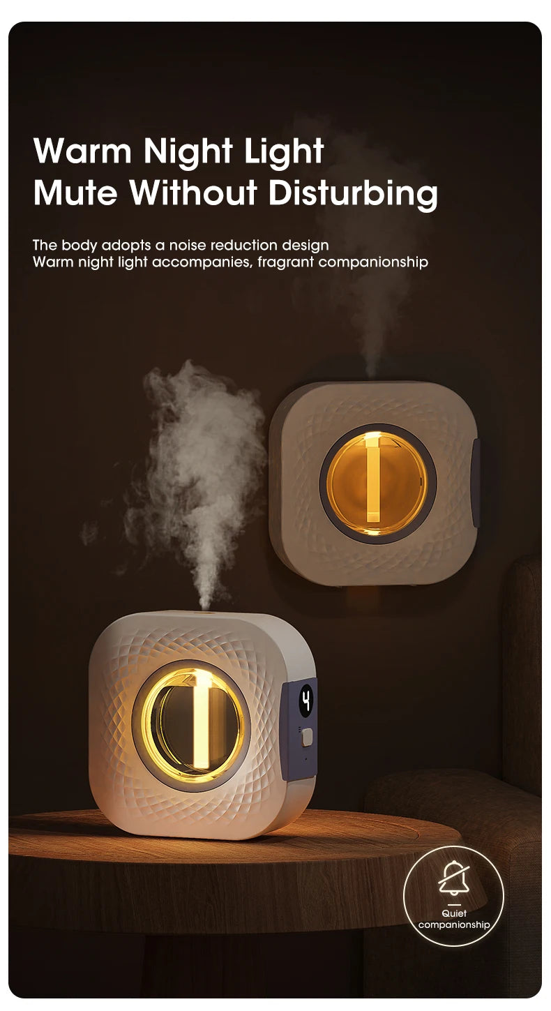 Intelligent Aromatherapy Oil Diffuser for Room Fragrance Timing Scenting Machine for Kitchen Toilet Car Bedroom Deodorization