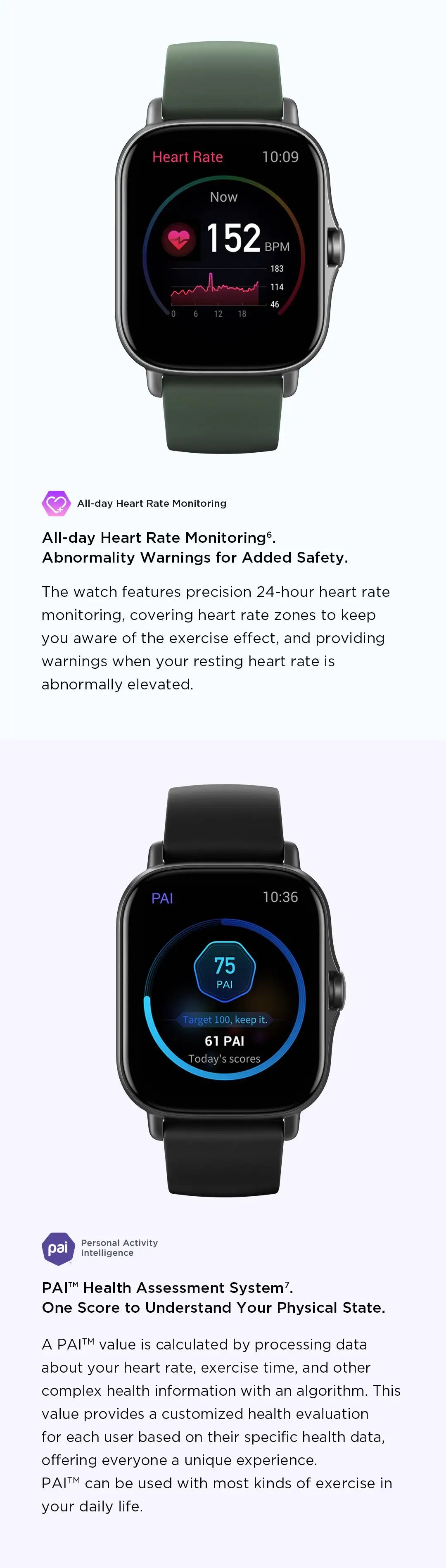 Amazfit GTS 2e Smartwatch Built-in Sports Modes GPS 5ATM Waterproof Smart Watch for Men Heart Rate Monitoring 95New No Box