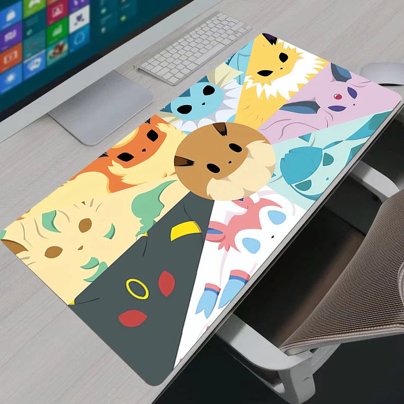 Anime Gaming Speed Mouse Pad Pokemon Pikachu anime durable Gamer Large Mouse Mat Keyboard Mousepad Computer Desk Mat