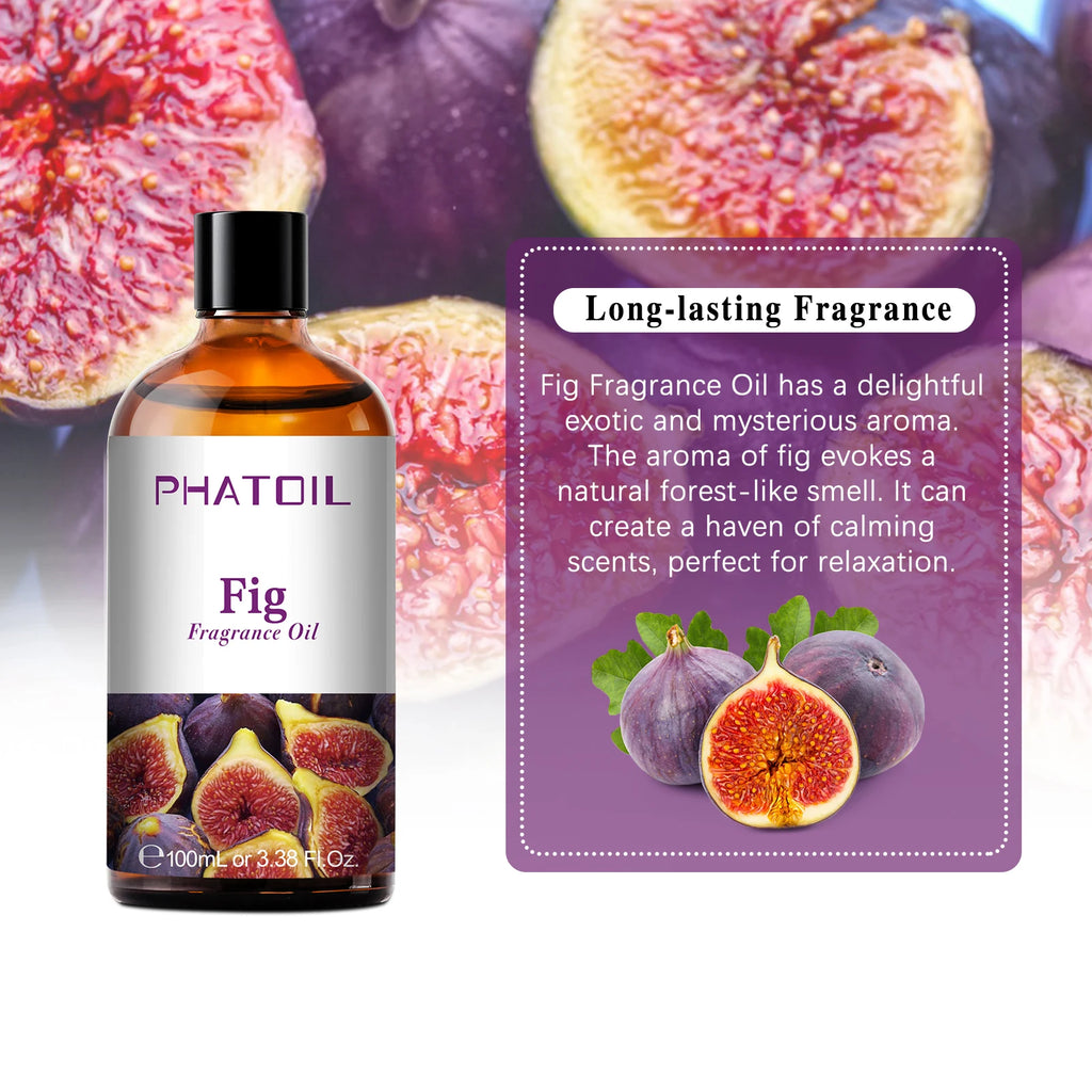 PHATOIL 100ml Fragrance Oils for Aromatherapy & Diffuser Strawberry Cherry Coconut & Vanilla Fragrance Oils For Candle Making
