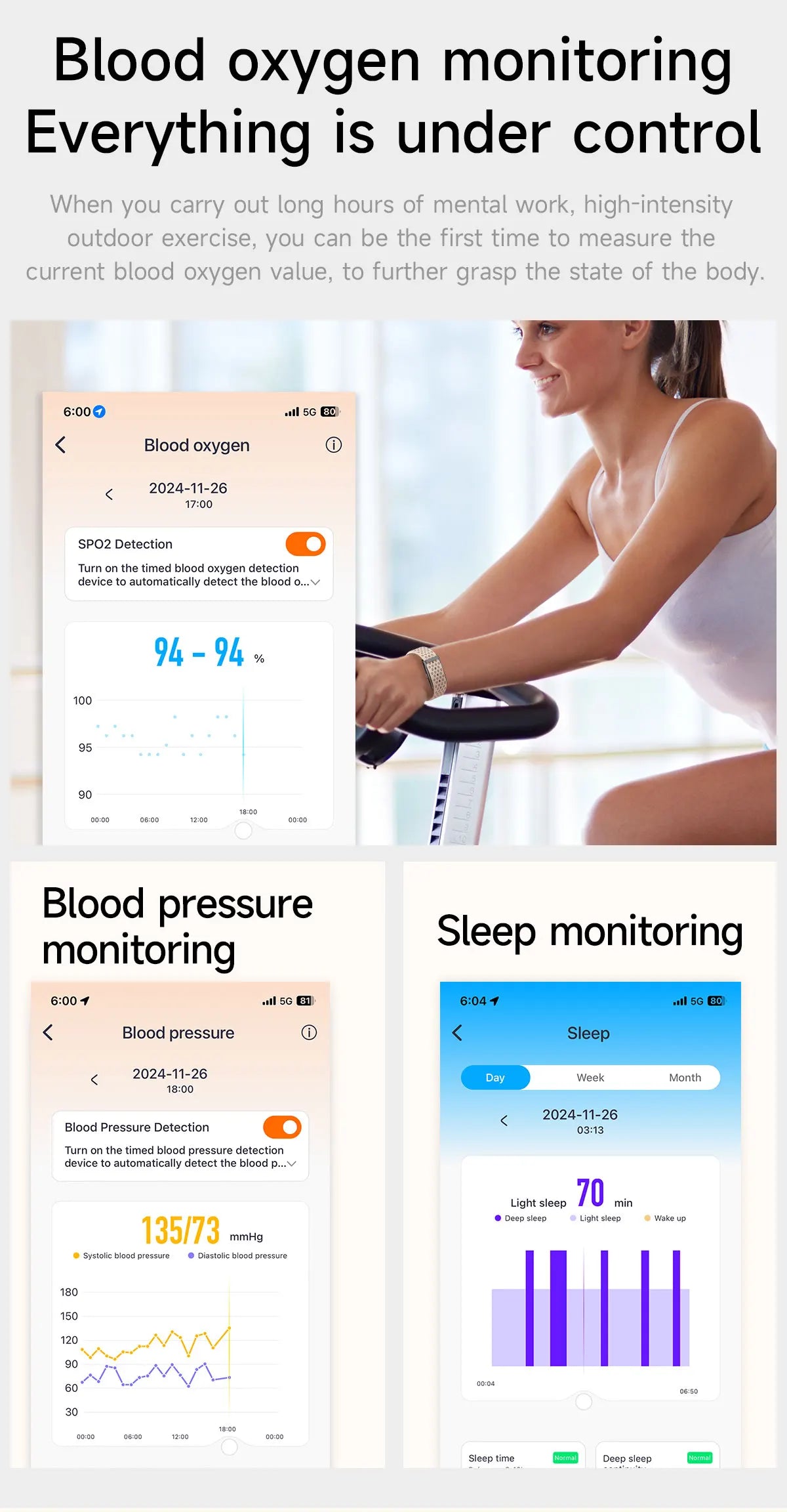 LIGE No Screen Smart Watch Men's Sports Outdoors Fitness Heart Rate Monitor 1ATM Waterproof New Smartwatch For Andrio IOS 2025