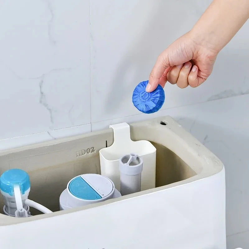 Toilet Solid Dispenser-Tank Replacement Part,Toilet Bowl Cleaner Buffer Box,Hanging Slow-Release Dispenser,Extends Cleaning Time