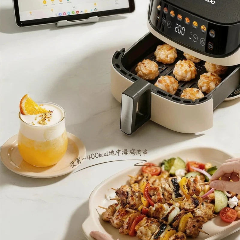 Air Fryer for Home Metal Cavity Electric Fryer Oven 0 Fluorine Ceramic All-in-one2026new Arrival