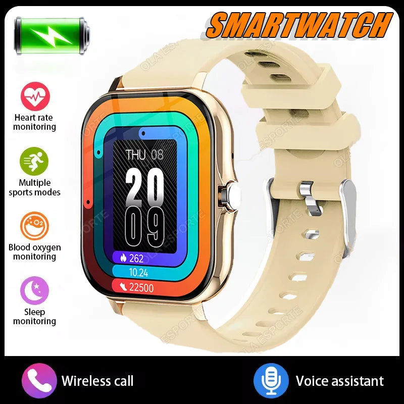 2025New Upgrad Smart Watch For Men Women 1.83Inch Full Touch Display BT Call Sports Monitoring SmartWatch For Android&IOS Phone