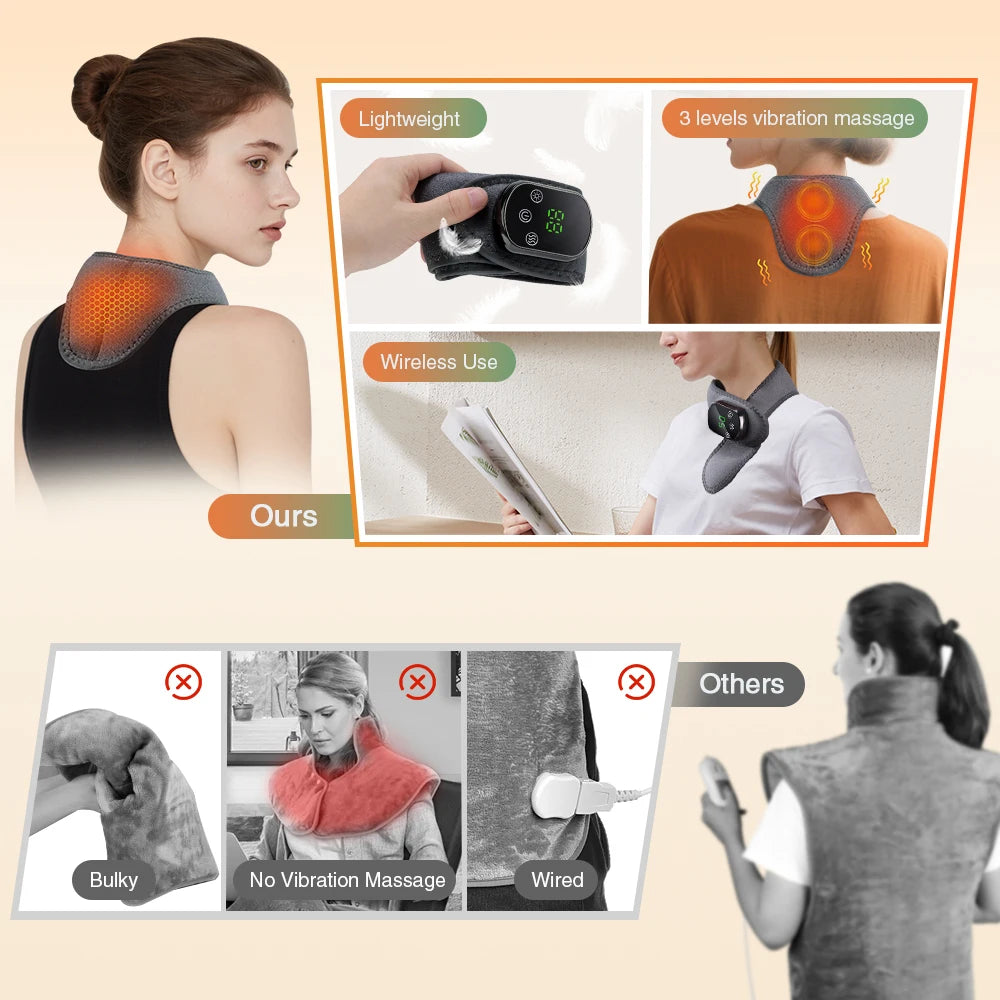 Electric Wrist Brace with Adjustable Hot Compress Vibration Massage Ankle Guard Band Carpal Tunnel Hand Foot Protection Tool