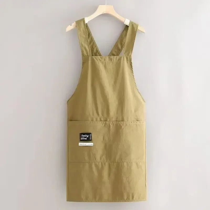 Multi-Purpose Unisex Breathable Waterproof Kitchen Apron Adjustable Strap Oil Resistant Bib for Cooking Cleaning Restaurant Work