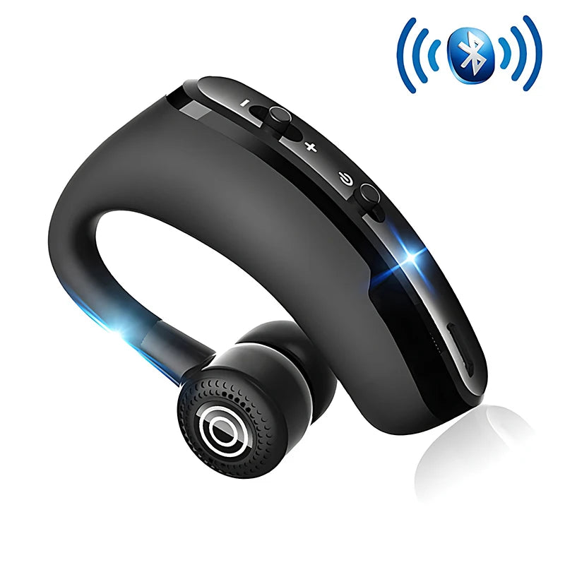V9 Business Wireless Headphone With HD Mic Calling Noice Cancelling Driver Car Sport Bluetooth Headset 270° Rotation Earphone V8