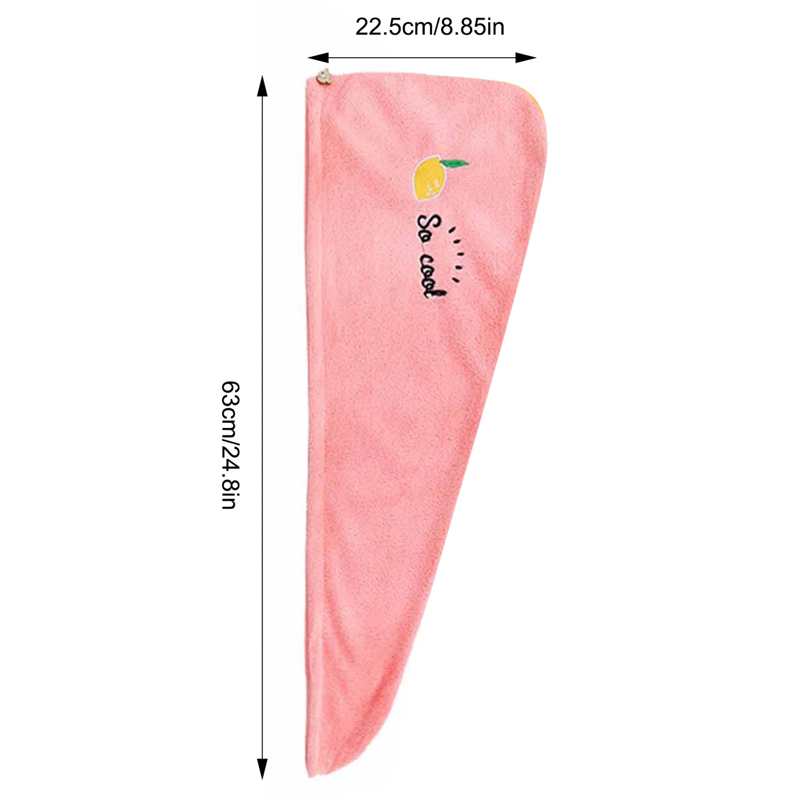 Coral Fleece Ladies Hair Towel Washable Hair Turban Wrap Drying Head Towels for Children and Women Wet Hair