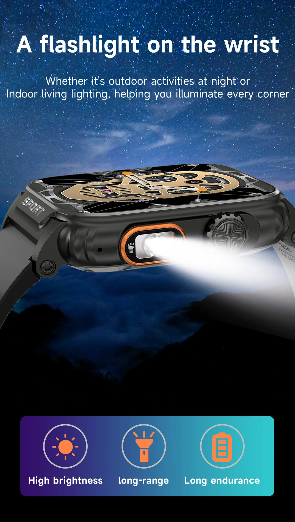 LIGE New 1.91 inch Super Ultra Watch Bluetooth Smart Call Men's Watch Tracker Blood Pressure Heart Rate Monitor Sport Smartwatch