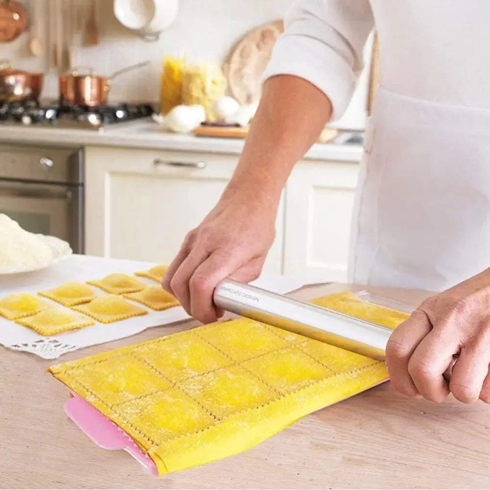 Kitchen Tools 10 with Tortellini Molds Ravioli Cutter Aluminum Shape Dumplings Mould Dough Press DIY Tools for Making Pastry