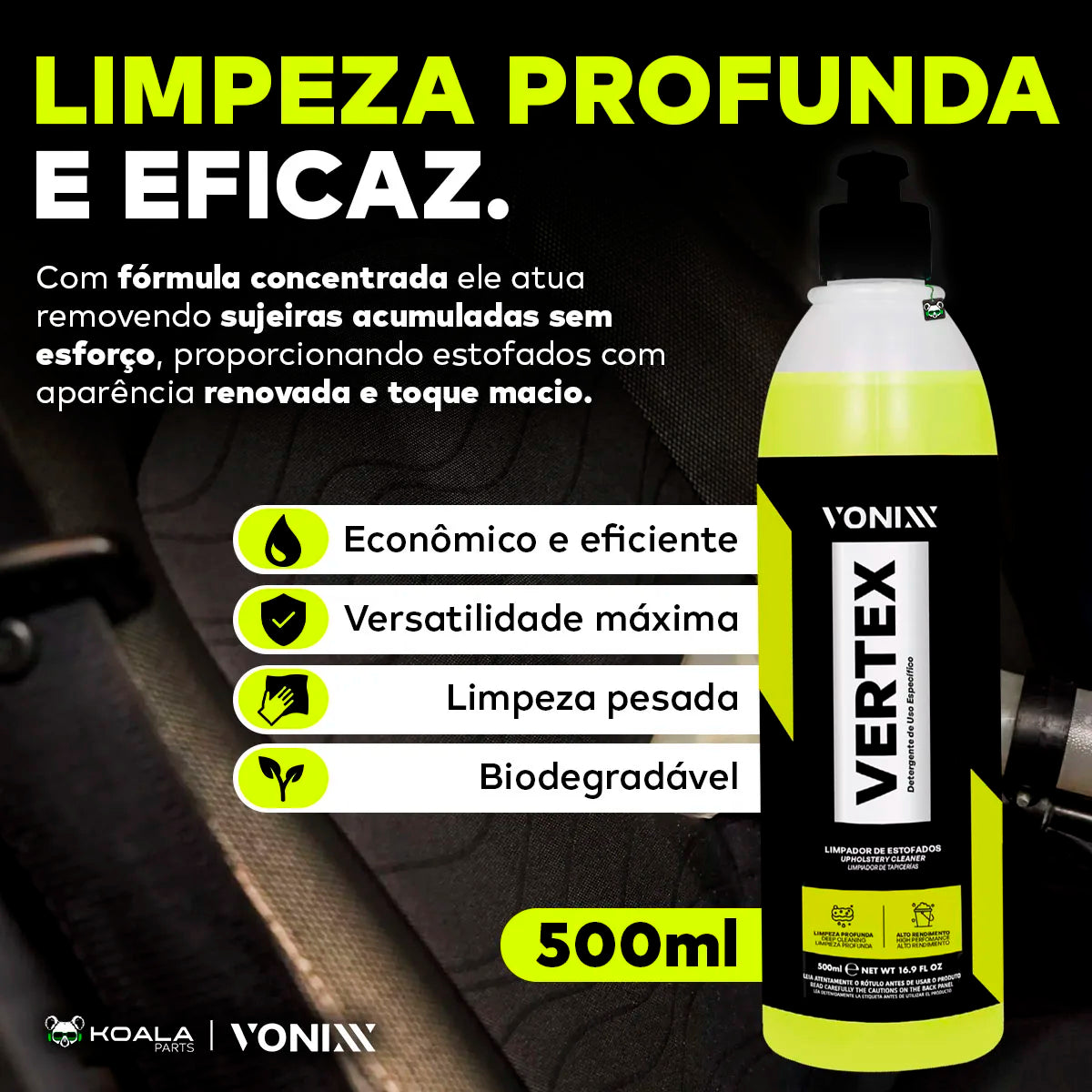 Cleaning Upholstery Bank Sofa Carpet Strip Stains 500ml Vertex Vonixx