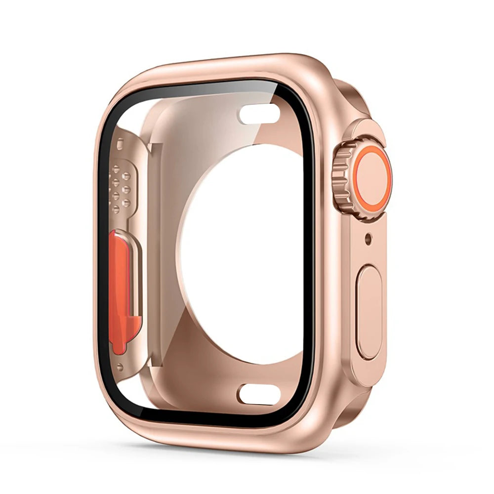 Screen Protector Case for Apple Watch Cover 46mm 42mm 45mm 44mm 41mm 40mm Hard PC Bumper Protector for iwatch 11 10 9 8 7 6 5 SE