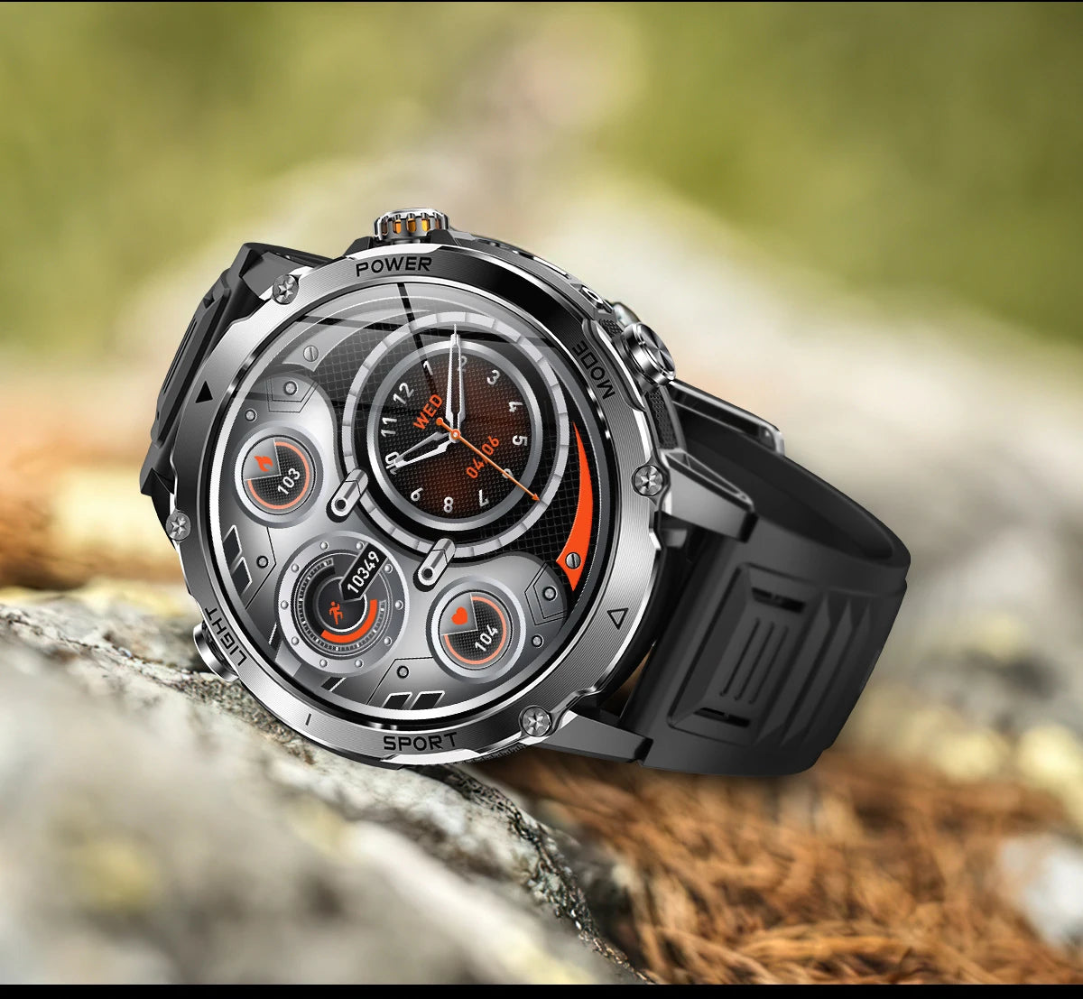 LIGE Men Smart Watch 1400 mAh 1.7 Inch Screen Bluetooth Call Voice Assistant Watch Sport Fitness IP68 Waterproof Smartwatch 2026