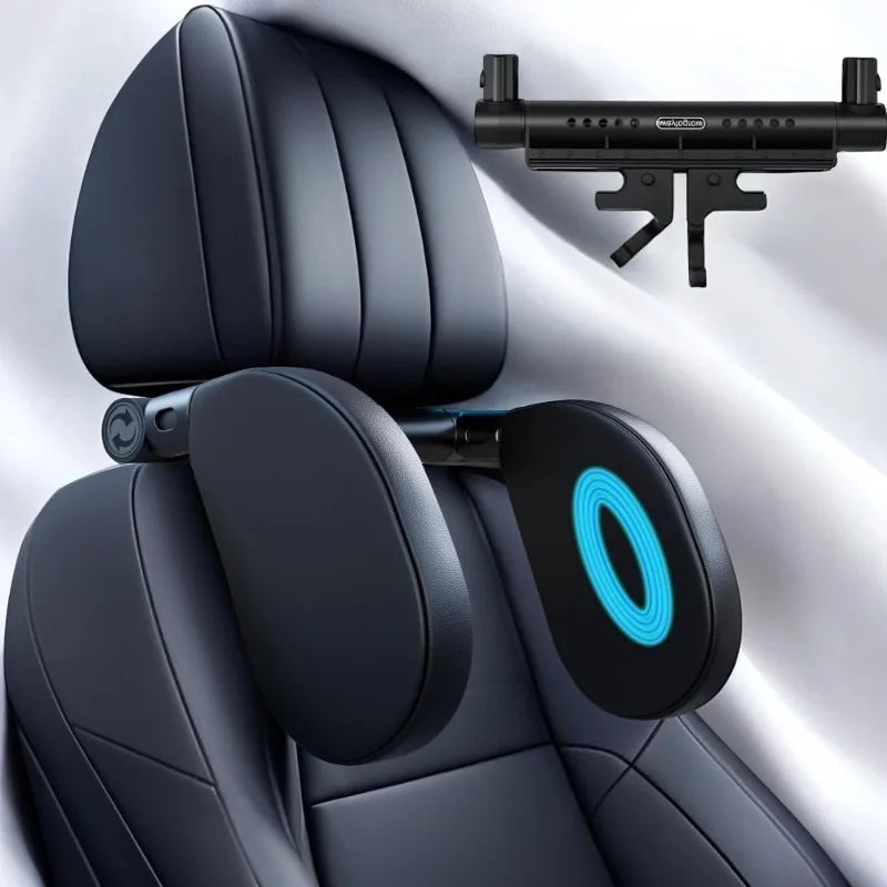 Memory Foam Car Pillow for Travel Adjustable Neck Support Cushion UniversalHeadrest for Passenger Seat