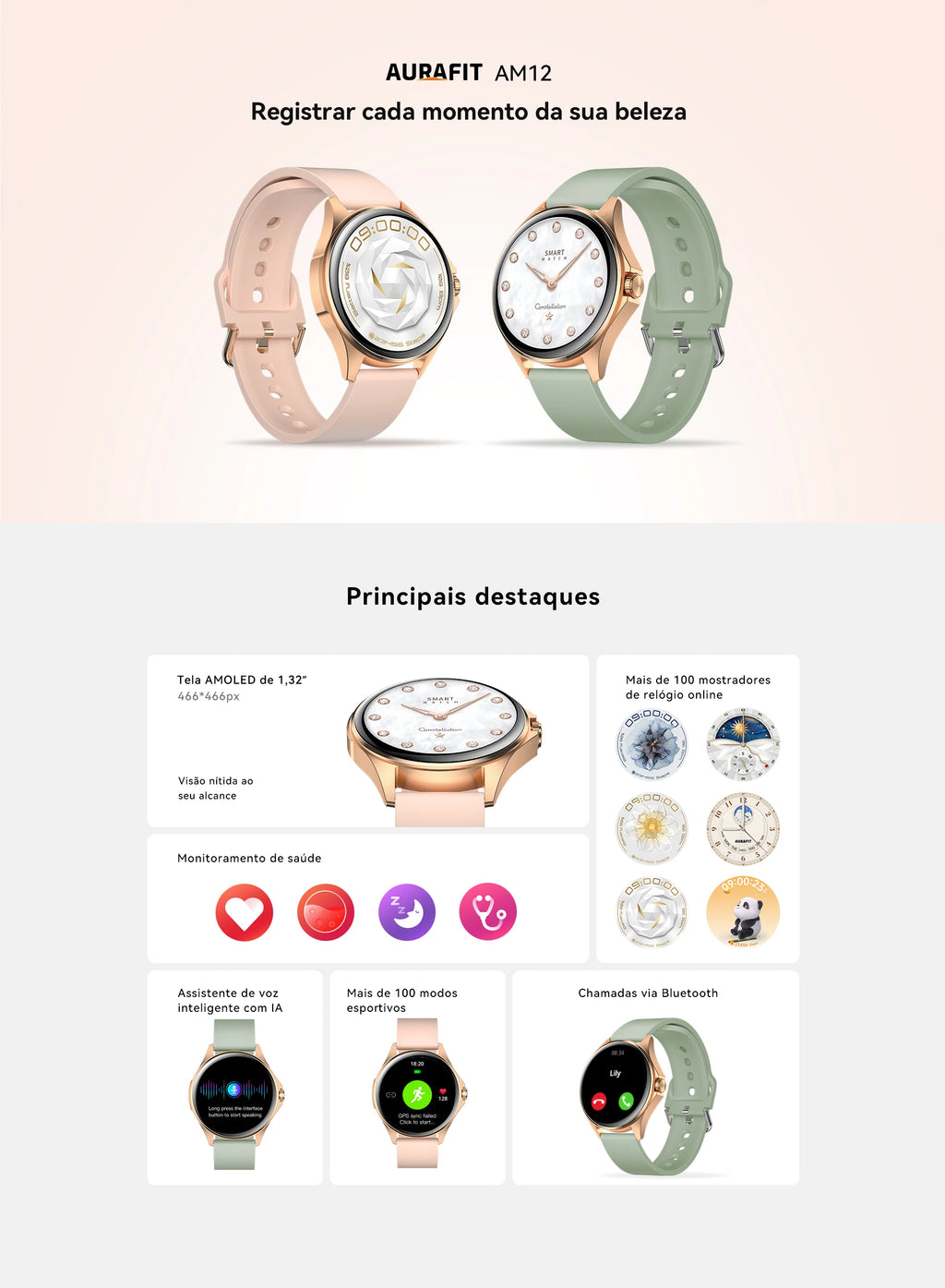 Free Envío Mujeres Señora Regalo Deporte Fitness Reloj Heart Frecuencia Monitor Waterproof Smart