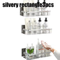 Wall mounted shower shampoo rack bathroom rack towel rack diamond free stand tripod wall hanging corner rectangular stand