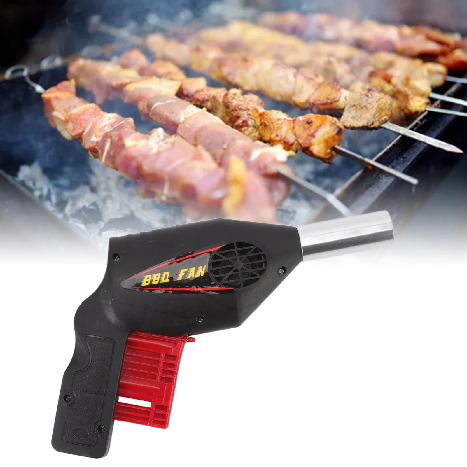 BBQ Air Blower Ventilator Portable Picnic Hand Held Fan Camping Cooking Tools for Outdoor Travel Barbecue Camping Cooking Tools