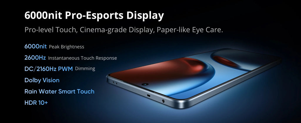 Europe Version realme GT 7 5G Mediatek Dimensity 9400e Processor 7000mAh Battery 120W Charge 6000nits Pro-Esports Display NFC