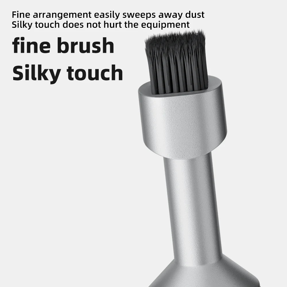 Cleaning brush card pick-up pin 2-in-1 cleaner portable keychain suitable for mobile phones speakers earpieces Bluetooth headpho