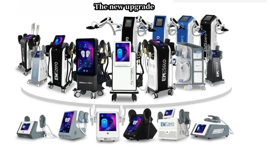 EMS MYOslim Body Sculpt Machine RF Sculpting Electromagnetic Stimulate Body Slimming Machines Muscle Build 6500W 4 5 Handles