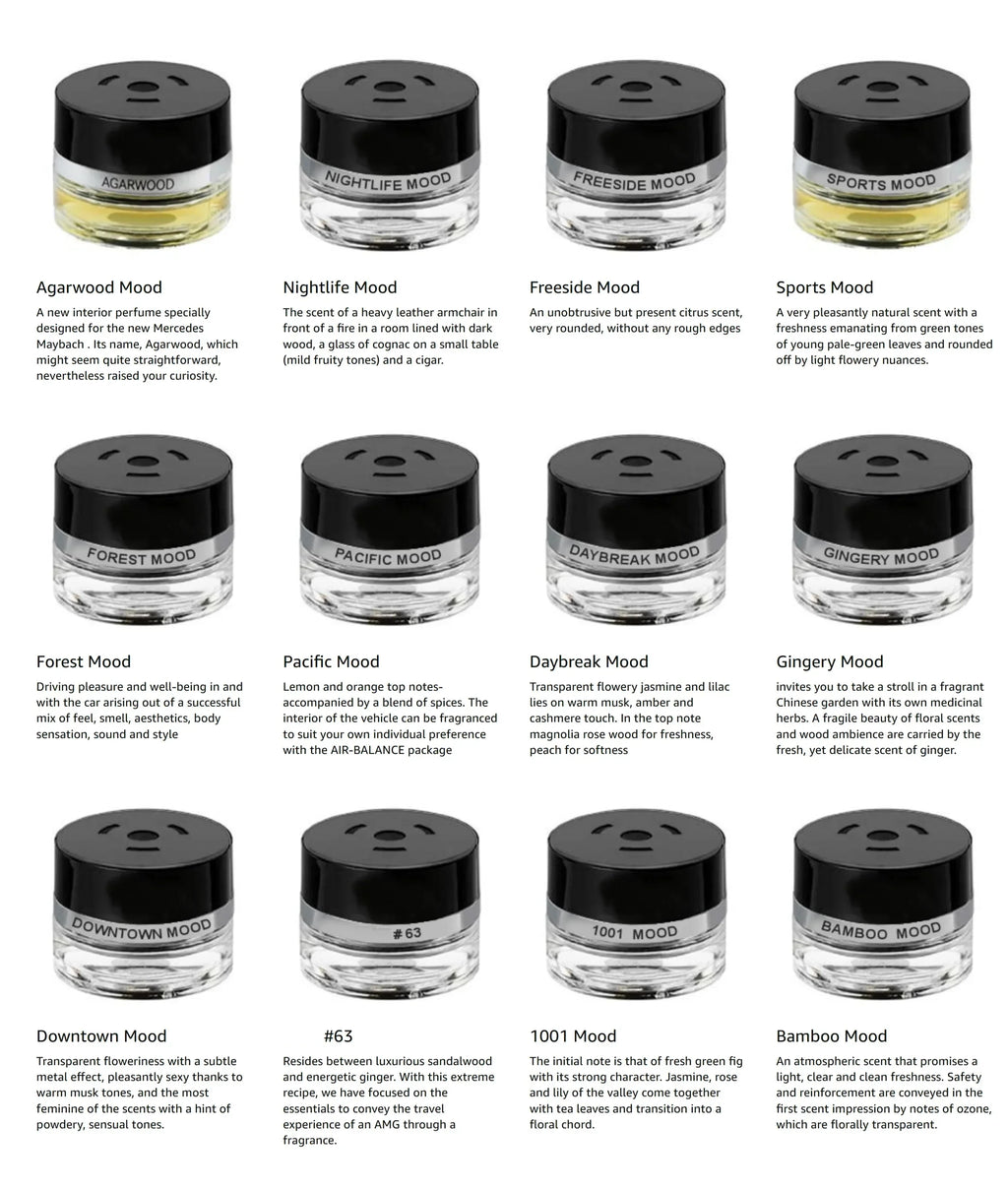 For Mercedes-Benz Car Aromatherapy Perfume Maybach AMG S350 S400 S450 Negative Ion Fragrance System Perfume