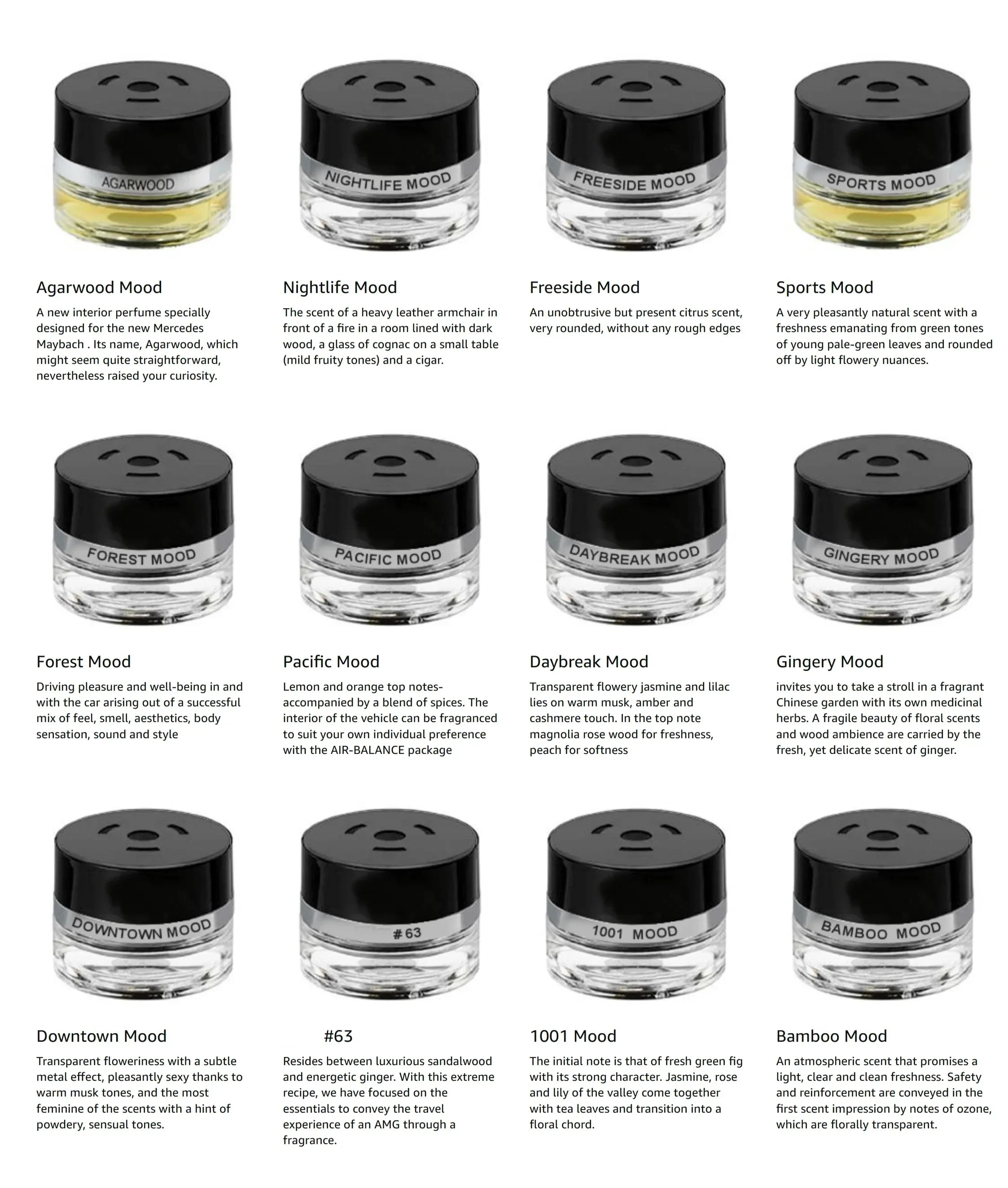 For Mercedes-Benz Car Aromatherapy Perfume Maybach AMG S350 S400 S450 Negative Ion Fragrance System Perfume