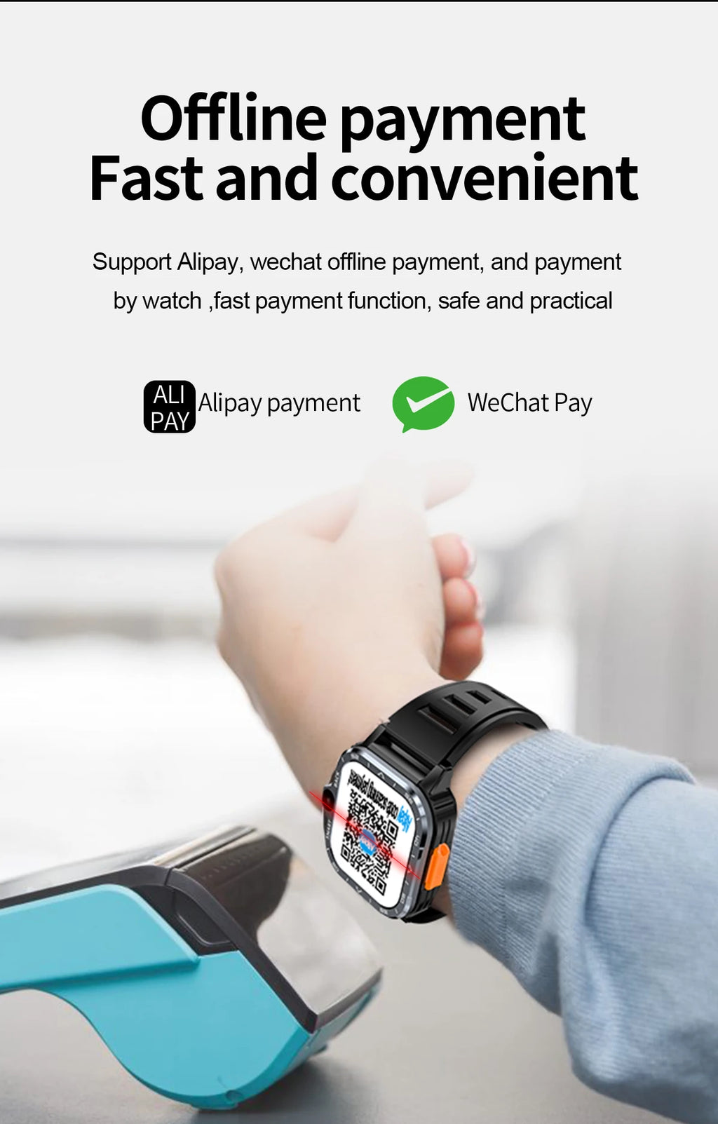 4G Smart Watch Android 8.1 4GB RAM 128G ROM Wifi Dual Camera SIM Card Fitness Tracker Google Play Heart Rate Rugged Smartwatch