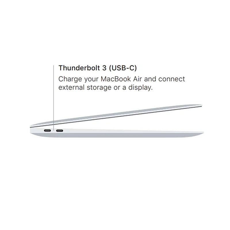 2020 MacBook Air Intel i3 i5 i7 13Inch 4-core CPU Touch ID WIFI 256G/512G/1T/2TB SSD 8G/16G RAM Notebooks Laptop.
