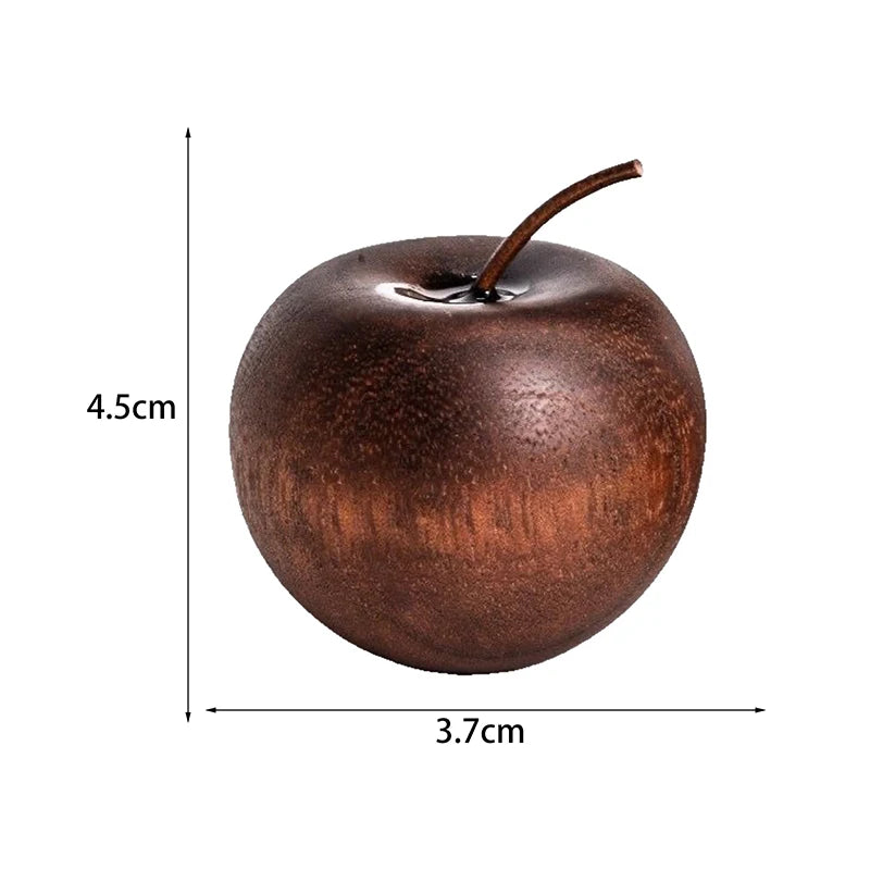 3/1Pcs Wooden Apple Shaped Essential Oil Diffuser Fragrance Diffuser Suitable For Home Bathroom Car Decoration