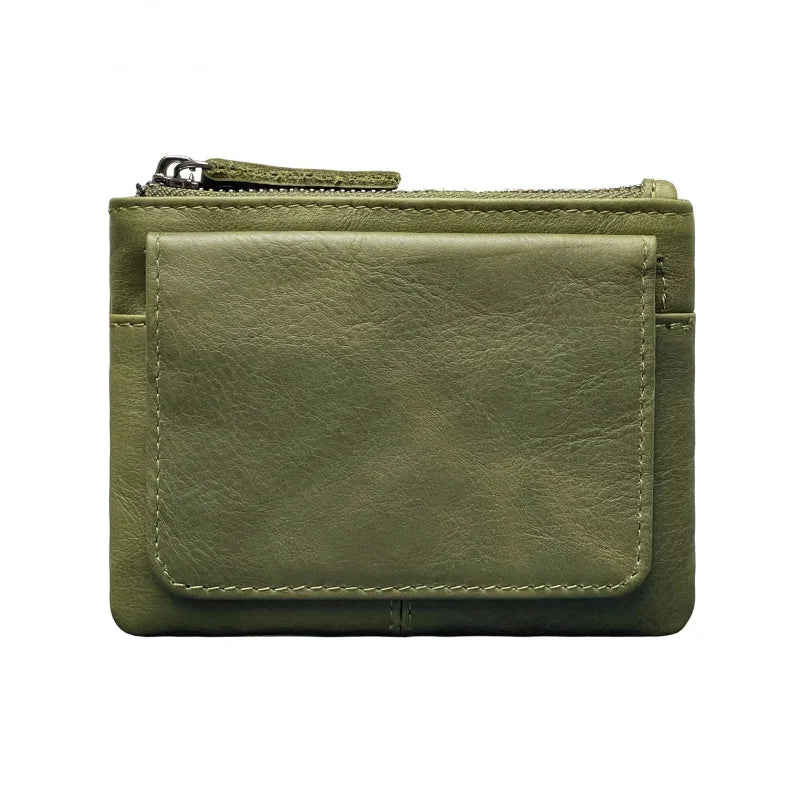 New Cow Leather Women's And Men's Card Bag Coin Purse Slim Credit Card Holder Wallet For Men and Women ID Card Pocket