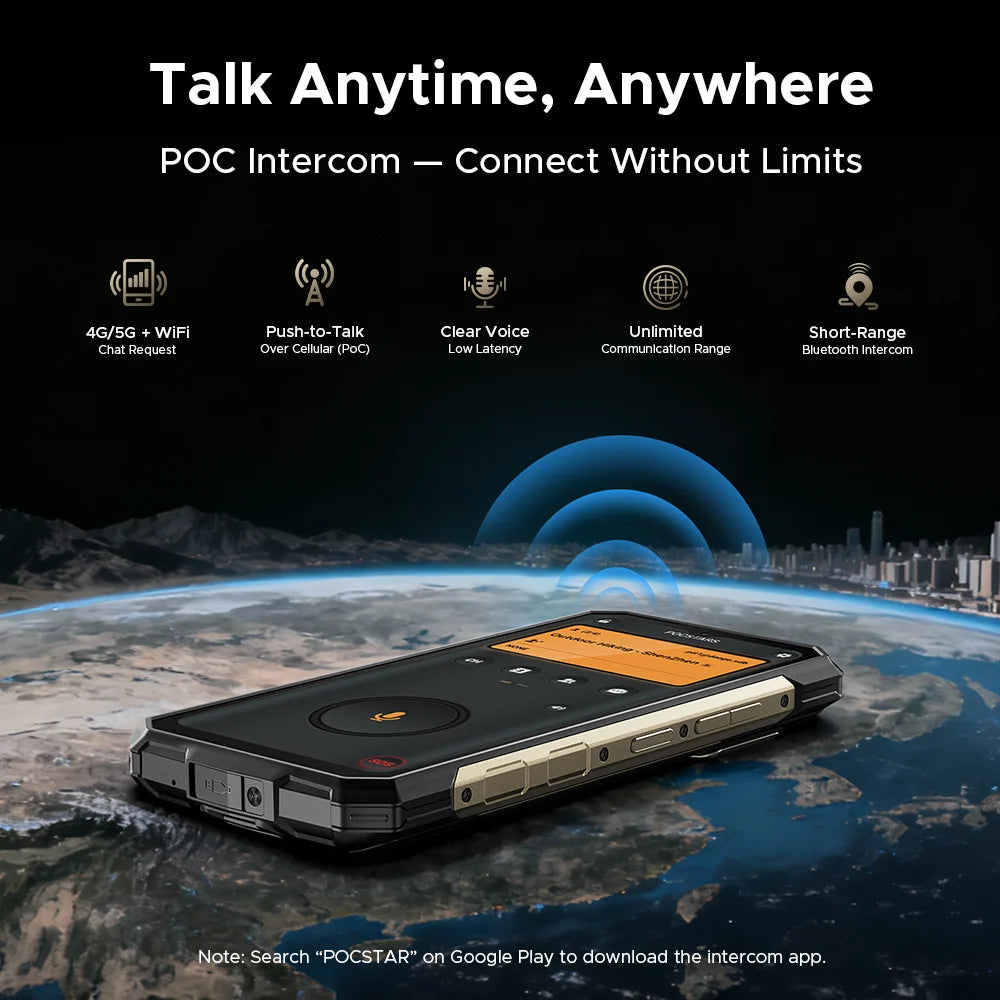Global Version DOOGEE Fire 7 Ultra 5G Rugged Phone 32GB 256GB 13000mAh Battery Dimensity 6300 125dB Speake POC Walkie Talkie NFC