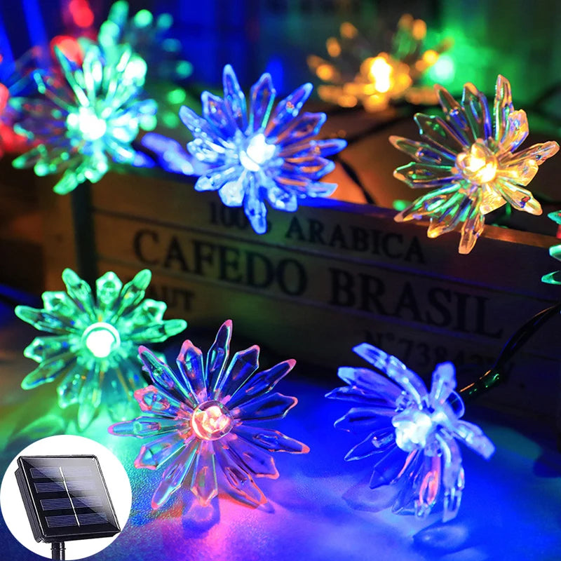 Led Solar Lamp Solar Garden Light Xmas Outdoor Decoration Lights Garden Butterfly Rose Decorative Light Outdoor Garland Lights